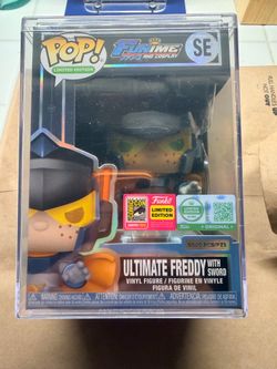 Ultimate Freddy with Sword Funko Pop SDCC 2026 Funime 5000 PCs Con Sticker SE