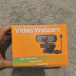 Brand New HD 1080P Webcam – Sealed in Box – $18