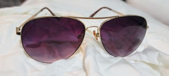 Lucky Brand Gold Aviator Sunglasses