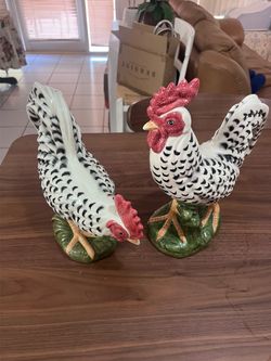 Ceramic Roosters Fritz & Floyd