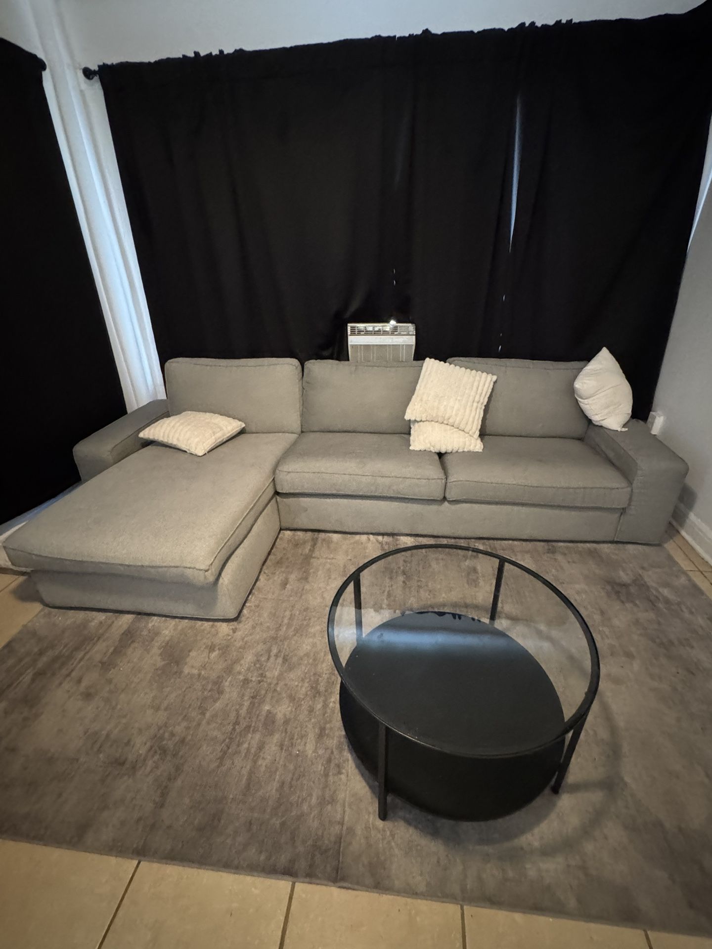 Grey Couch Set