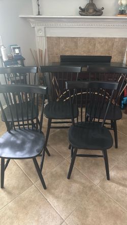 Set of 5 dining room chairs 77407