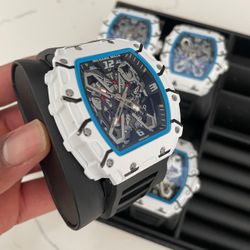 RICHARD MILLE [WHITE/BLUE] - ONLY 2 LEFT