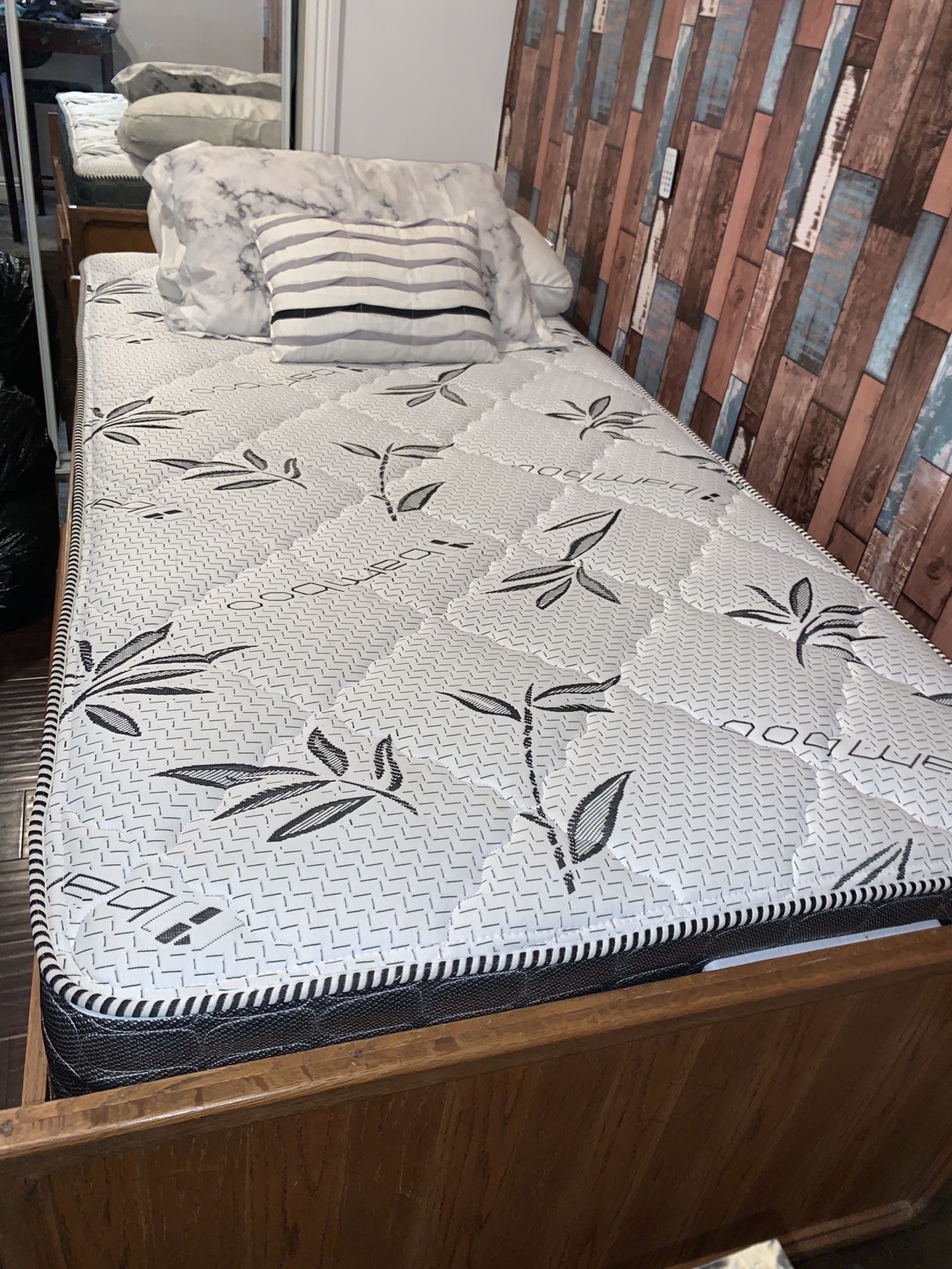 Twin Bed Mattress + Twin frame with Storage