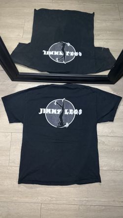 Y2K 2000s Jimmy Legs Pin Up Girl Logo Biker Shirt