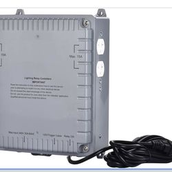 4-Light Controller with Trigger Cord, 4 Lighting Relay Controller, 120/240 Volt,Maximum 4000W Light Controller for Indoor Plant Grow Light Hydroponics