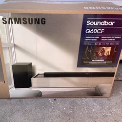 Samsung HW-Q60CF Dolby Atmos Soundbar 3.1.2 Wireless Sub - Deep Bass Home Theater System 