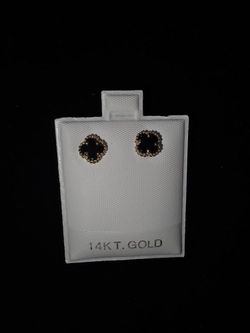 14K Gold Stud Earrings