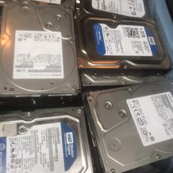 Desktop Hard drives , Mixed.  From  120gb To 2tb. 