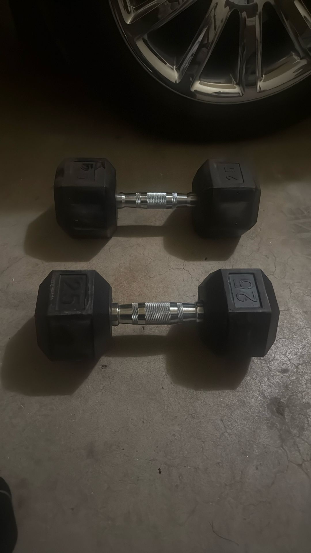 25 lbs Dumbbell Set $35