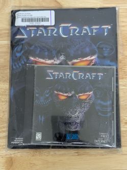 StarCraft Big Box Version 1.05b with Book CD-ROM + Quick-reference Tech Tree Card