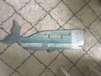 Whale Wall Hanging Decor