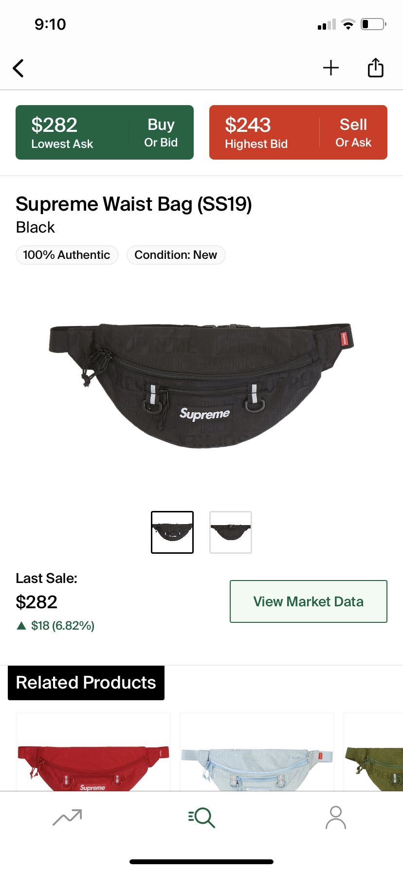 Supreme Waist Bag S19