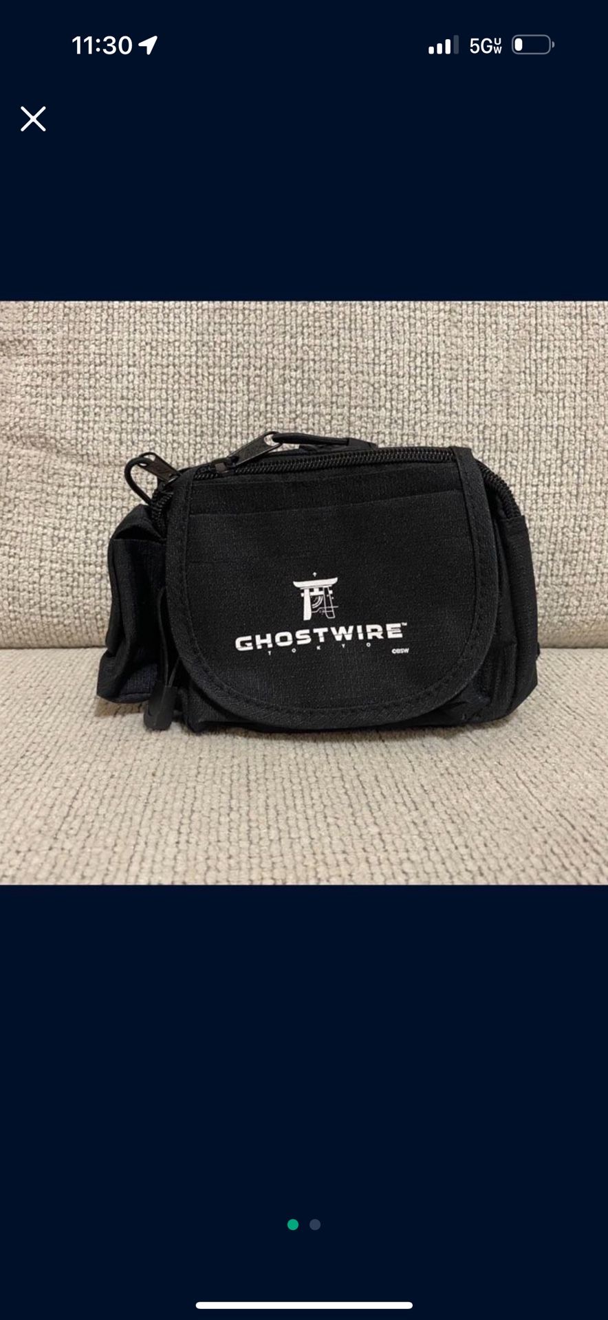 Unopened Ghostwire Tokyo Fanny Pack Waist Bag