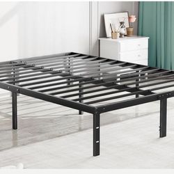 Full size metal frame and box spring