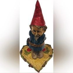 Original Vintage Tom Clark Gnome Sculpture Figurine Fine Art Valentine’s Heart ‘Val’ Collectible Cairn Studio HILLCREST / UNIVERSITY HEIGHTS