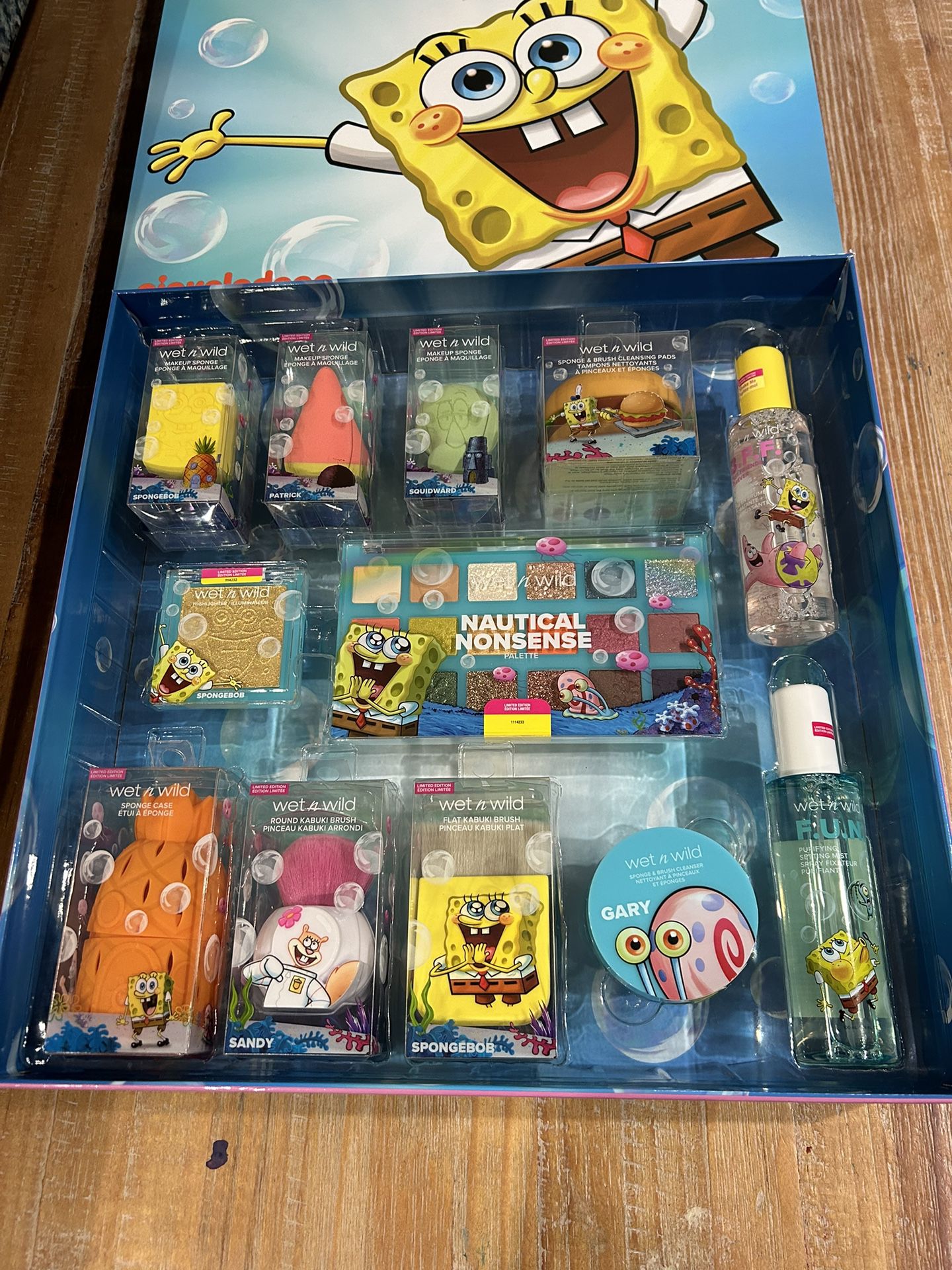 SpongeBob Squarepants Wet N Wild Makeup Collection 