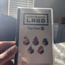 Nintendo switch Labo Toy-Con 01 game and case only