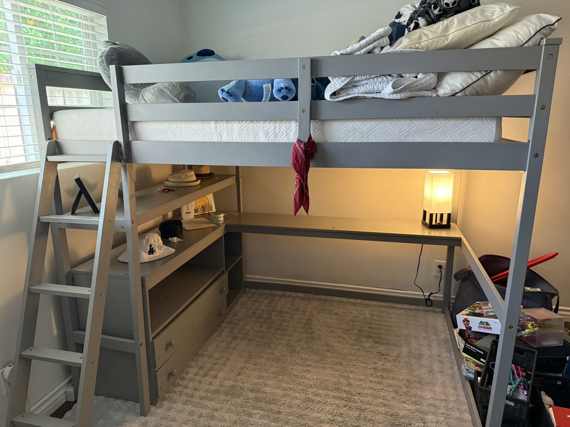 Kids Desk Bed For A full Mattress