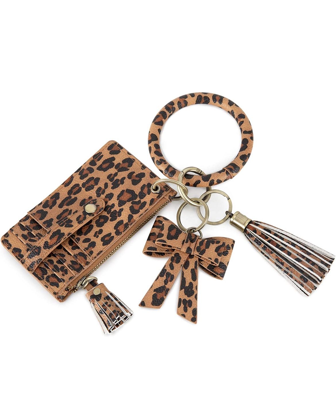 Brand New Wristlet Key Chain Ring Wallet(check My Other Listings As Well)