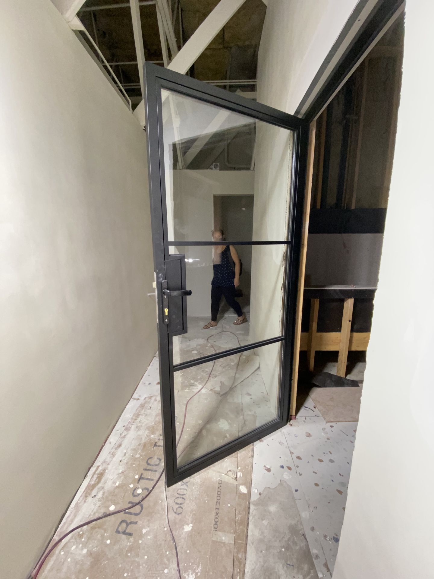 New Steel Glass Doors Double Tempered Custom Made