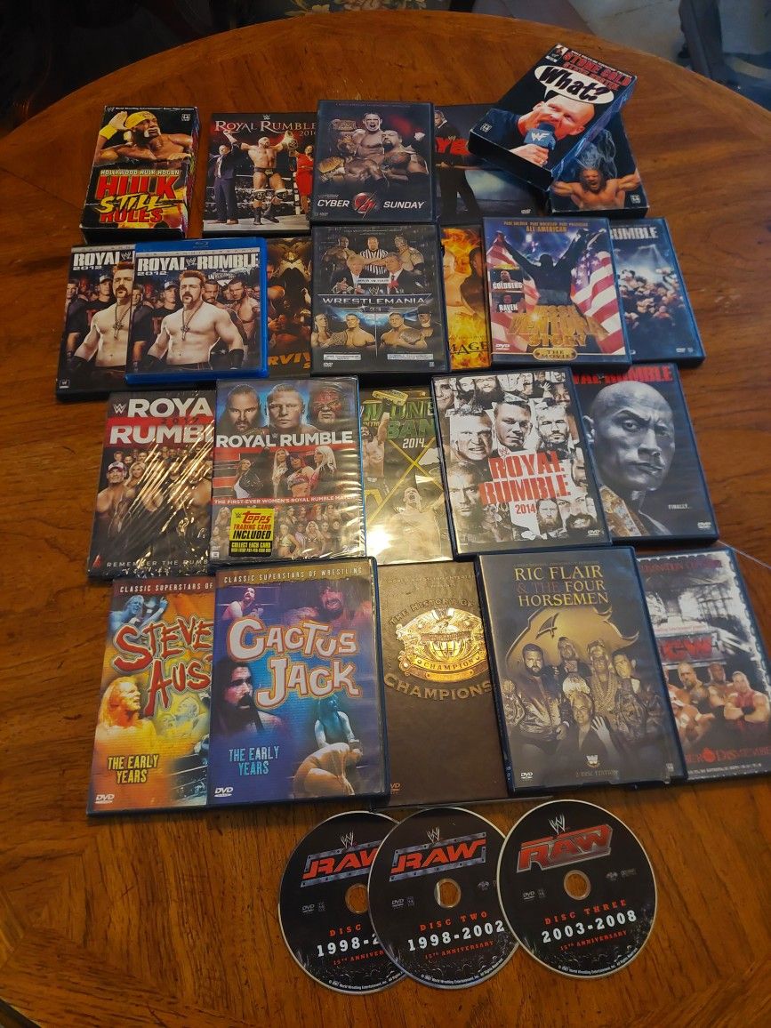 Wrestling DVD'S (22)