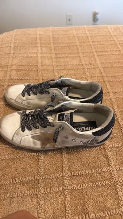 Golden goose blanco con negro 8