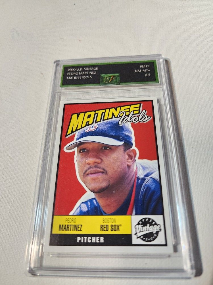 2000 UPPER DECK VINTAGE MATINEE IDOLS PEDRO MARTINEZ #M19 RED SOX EJE NM-MT 8.5+