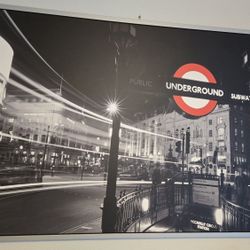 London Subway Wall Art