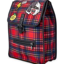 New Disney Parks full size plaid Cruella De Vil the movie with patches for women (101 Dalmatians) Original

