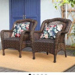 Patio Chairs With Built-in Cushions Brand New Patio Chair Set Outdoor Patio Furniture High Quality Patio Chairs Brand New In The Box 🆕🆕
