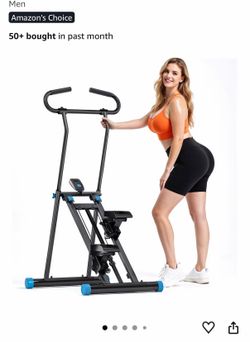 Health & Fitness Stair Stepper & Climber Exercise Equipment for Home Workout, Compact Cardio Training Machine