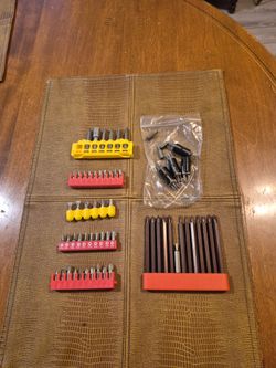 62 pieces of screwdriver bits all shapes