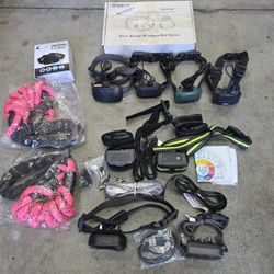 Dog Leashes Stop Barking  Collars Rechargeable 