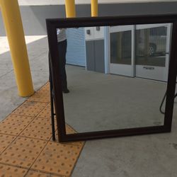 Large Mirror - Wood Frame 