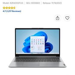 Lenovo Touchscreen Laptop 