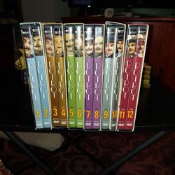 Agatha Christie's  Poirot 12  Volume DVD set. $20.00