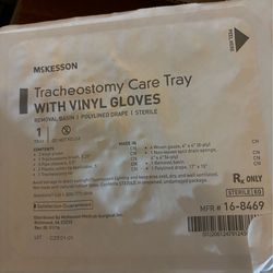 McKesson Tracheostomy care tray