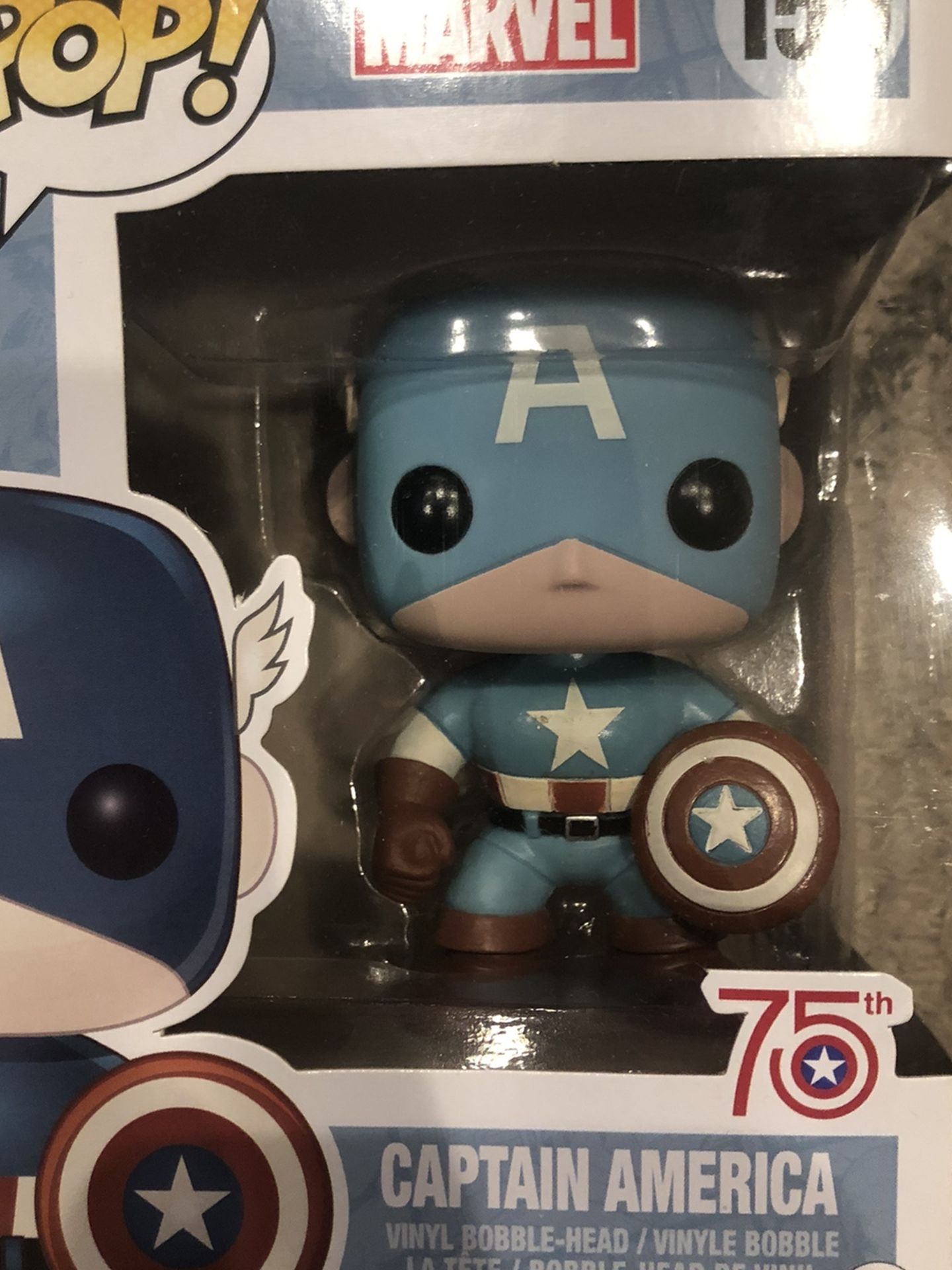 Funko Pop Captain America (Sepia Blue) 75th Anniversary