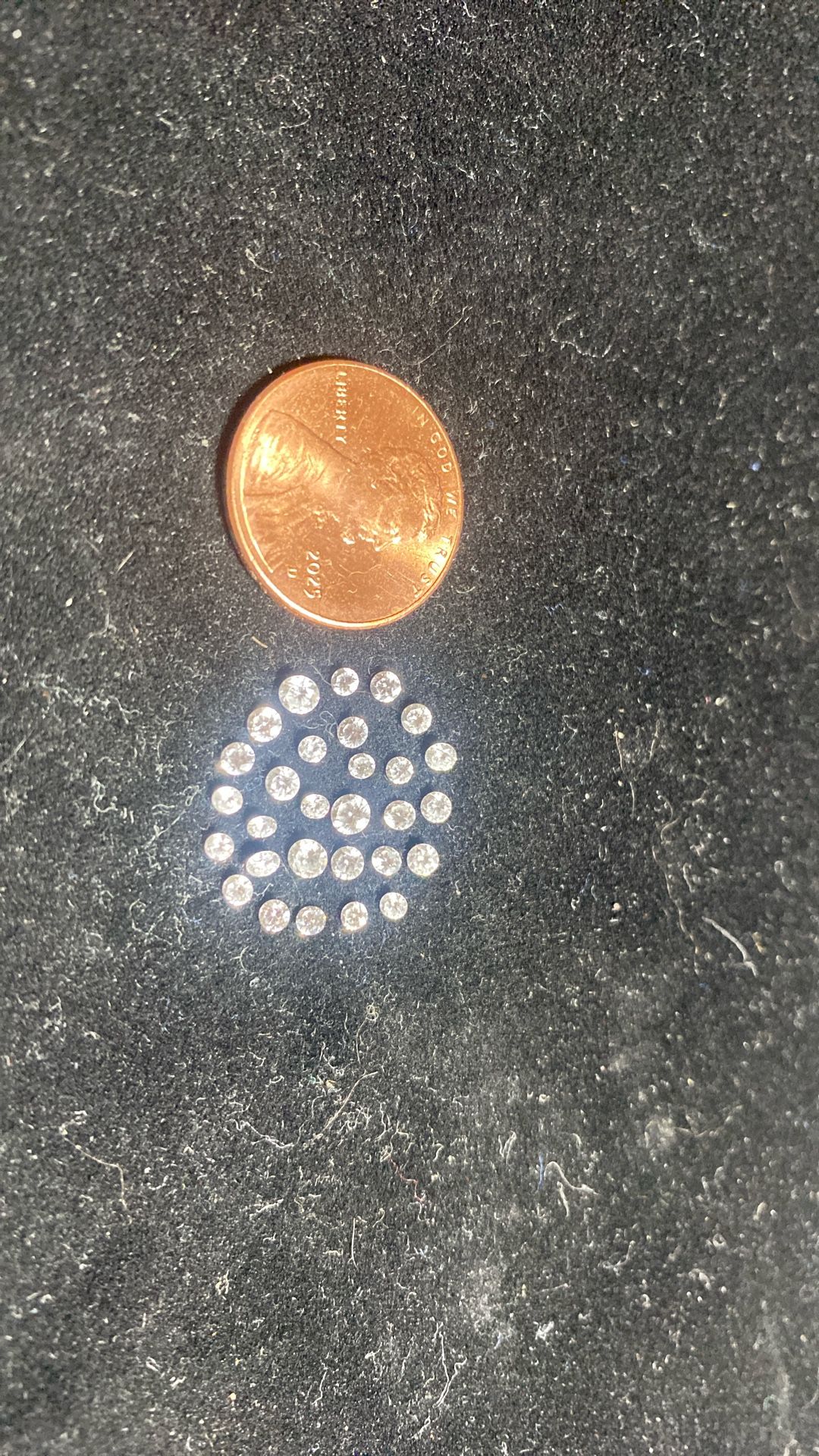 29 Natural Melee Diamonds Various Sizes 1.4 Carat Gia Certified