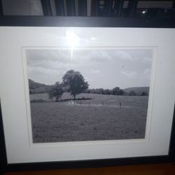 15 X 12 Framed B&W picture Of Farm In Sharon CT