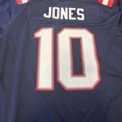 Men's Nike New England Patriots Mac Jones #10 game jersey. 