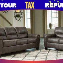 2 PC SOFA AND LOVESEAT 