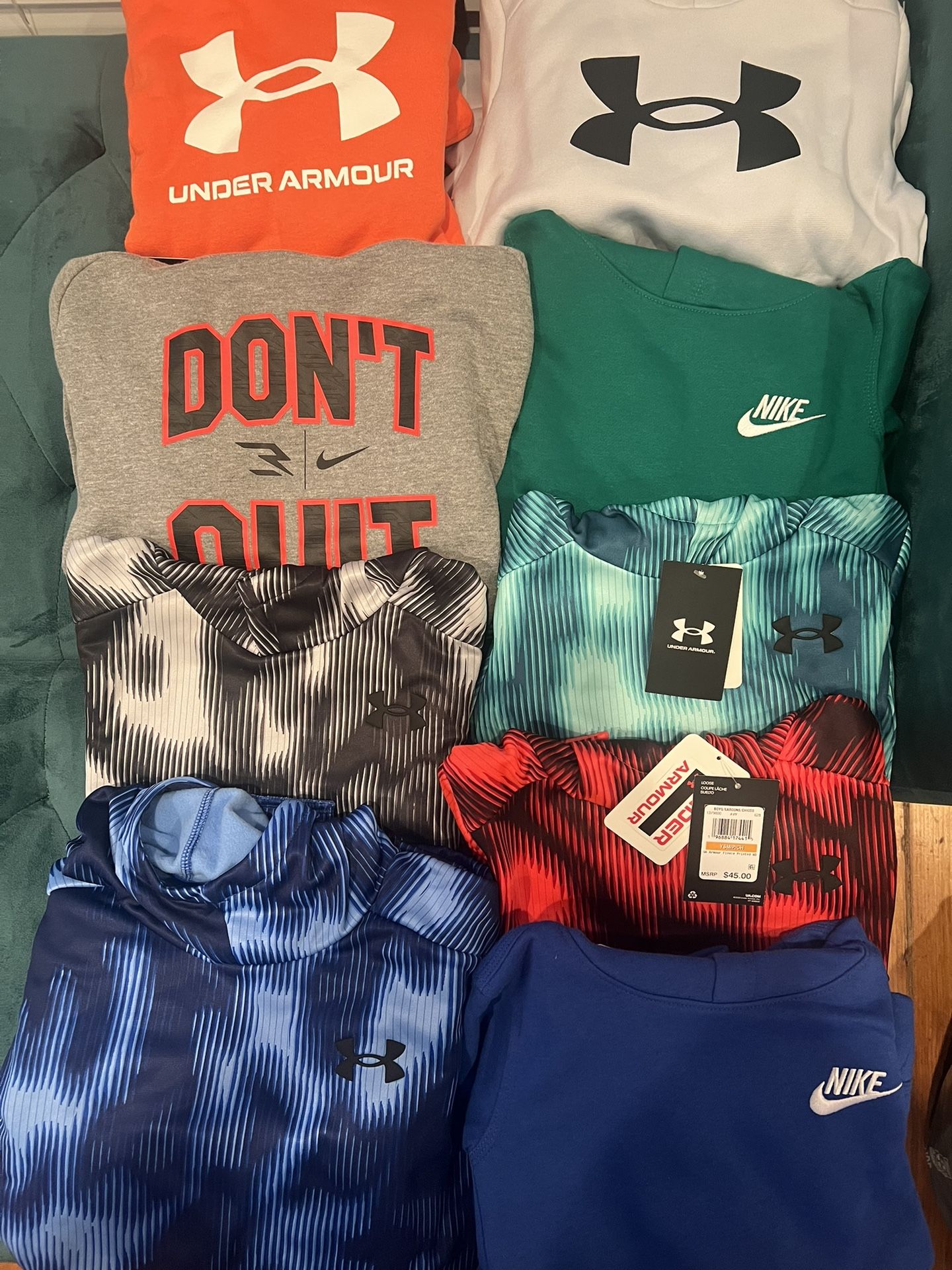 kids nike & adidas sweaters