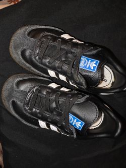 Adidas Samba Black Leather  kids Sneakers