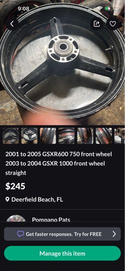2001 to 2003 GSXR parts 600 750 2001 2002 GSXR 1000
