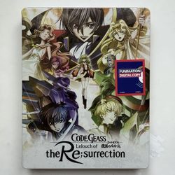 Code Geass Lelouch Of The Resurrection (Blu-ray/DVD) Steelbook Sealed Anime