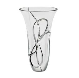 Crystal brand Vase. 9 inches