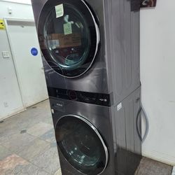 💢💢LG WASHER AND GAS DRYER STACABLE LIKE NEW  NO SCRATCHES 💯 