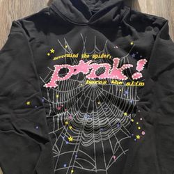 Pink Spider Hoodie 